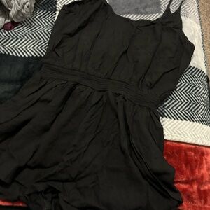 Elegant Black Women's Romper